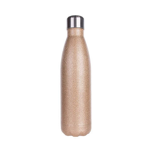 Borraccia bevande 500 ml - broccato oro - Stampa sublimatica a trasferimento termico