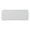 Targhetta in pelle 8,2 x 3,1 cm per sublimazione - bianca