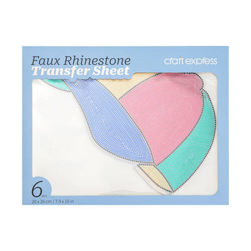 Un set di fogli con zirconi per trasferimento termico - Cappello