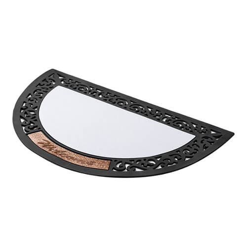 Zerbino semicircolare in PVC e feltro per sublimazione