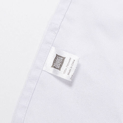 Grembiule bianco adulto con tasca per sublimazione