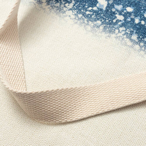 Borsa a tracolla Starry Denim sbiancata per sublimazione