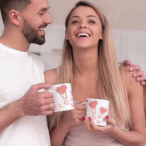 Foglio con zirconi per trasferimento termico - love