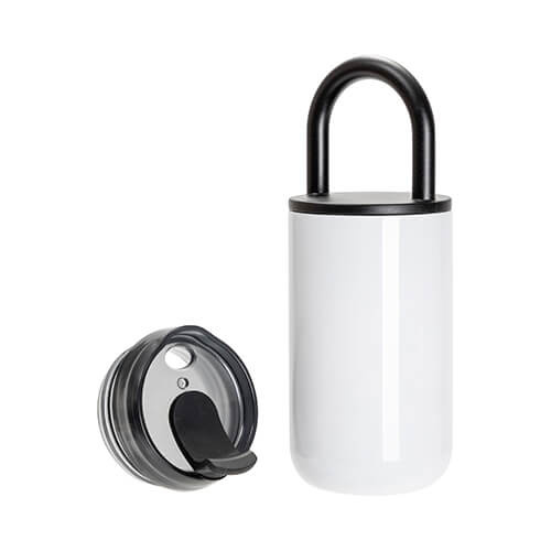 Tazza portatile per sublimazione da 400 ml - bianca