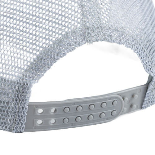 Cappellino Trucker per adulti a colori per sublimazione e trasferimento termico - grigio