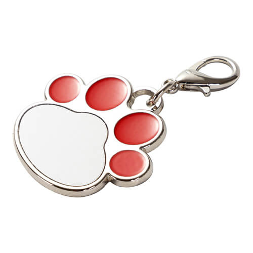 Medaglietta per sublimazione - zampa rosso