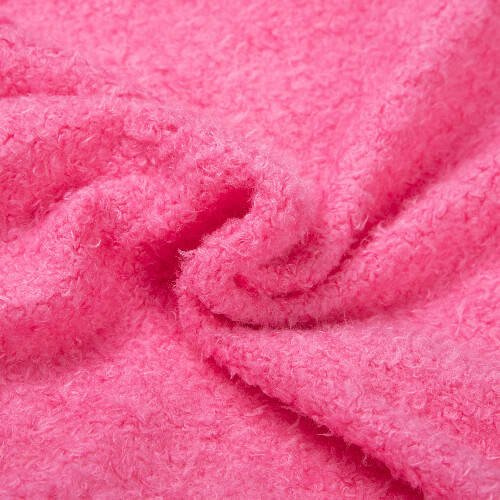 Fodera in peluche 40 x 40 cm per sublimazione - bianca e rosa