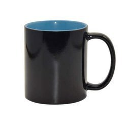 Tazza Magico – nero con l’interno azzurro Sublimazione Termostampa
