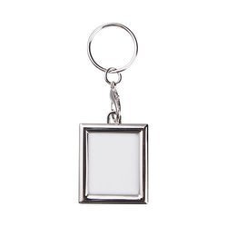 Portachiavi - cornice bifacciale - rettangolo per sublimazione