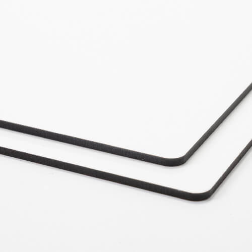 Pannello in fibra per sublimazione 20 x 20 x 0,3 cm - 2 pz. - dorso marrone scuro