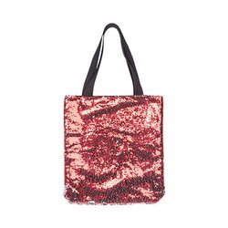 Borsa con pailletes rosse 35 x 38 cm per la sublimazione