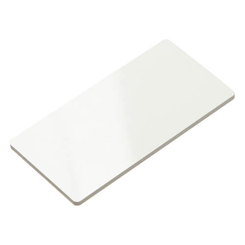 Targhetta in plastica 7,6 x 3,1 cm per sublimazione