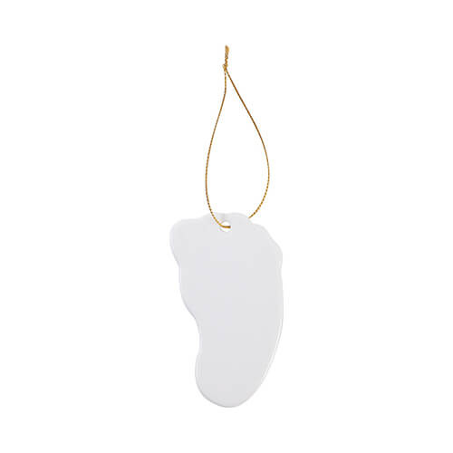 Pendente in ceramica per sublimazione - piede