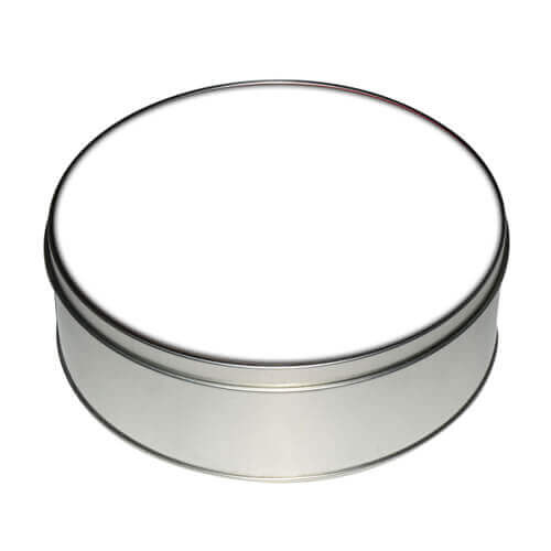 Scatola rotonda di metallo - Stampa sublimatica a trasferimento termico