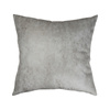 Set di 4 federe in pelle 40 x 40 cm da stampare - grigio