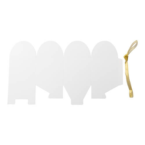 Confezione decorativa per sublimazione - 9 x 9 x 12 cm