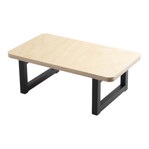 Sgabello per bambini in compensato con gambe in metallo per la sublimazione