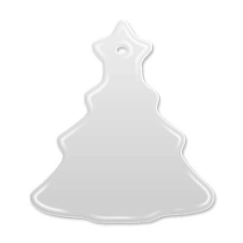 Piastrina decorativa albero di natale - Stampa sublimatica a trasferimento termico