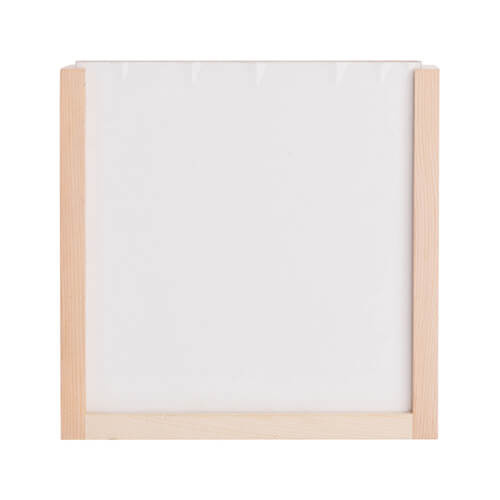 Scatola di legno 11 x 11 x 3,5 cm per sublimazione