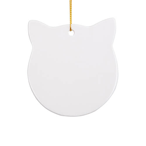 Ciondolo in ceramica per sublimazione - gatto