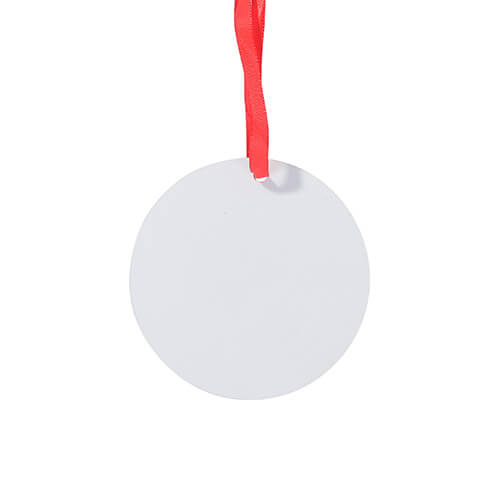 Pendente a sublimazione in alluminio - cerchio