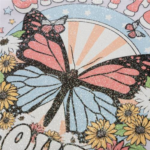 DTF OtterPro A4 foglio da stampa glitterato - 100 fogli - Rainbow