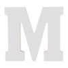 Lettera decorativa 25 cm in MDF per sublimazione - M