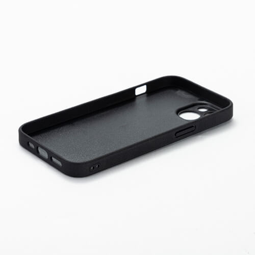 Custodia per sublimazione in gomma nera per iPhone 14