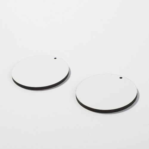 Orecchini in MDF per sublimazione - grande ruota