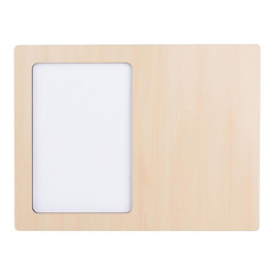 Portafoto in legno per sublimazione - 25 x 19 cm