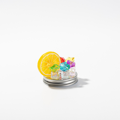 Coperchio con ghiaccio artificiale colorato e limone per le tazze BM12