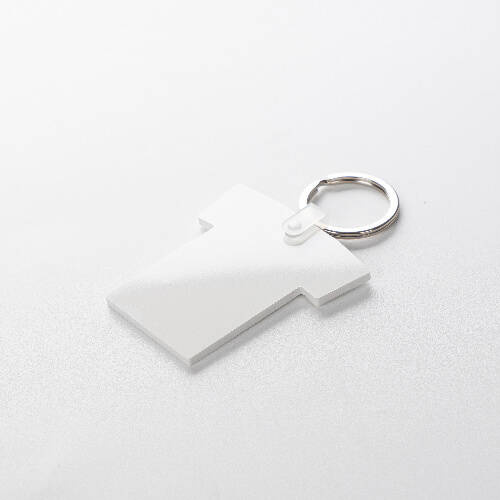 Portachiavi in plastica per sublimazione - T-shirt