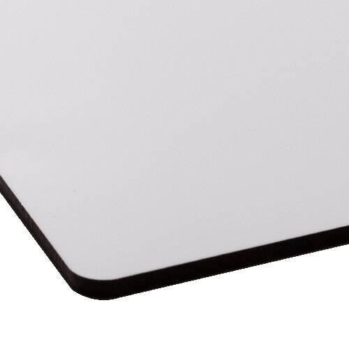 Foglio premium in fibra di legno per sublimazione 30,5 x 30,5 cm - bianco