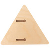 Portafoto triangolare in compensato per sublimazione - 12,7 x 15,2 cm
