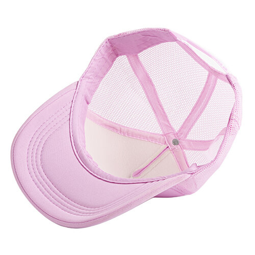 Cappellino Trucker per adulti a colori per sublimazione e trasferimento termico - rosa