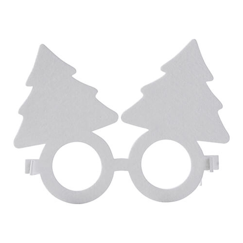 Bicchieri in feltro per sublimazione - albero di Natale