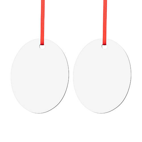 Pendente in MDF bifacciale per sublimazione - ovale