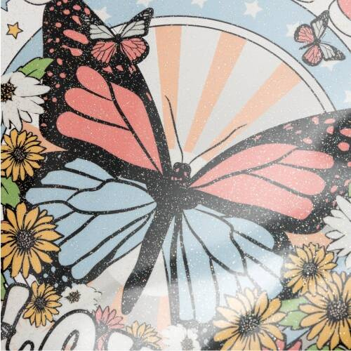 Foglio glitterato stampabile DTF OtterPro 30 cm x 100 m - Rainbow