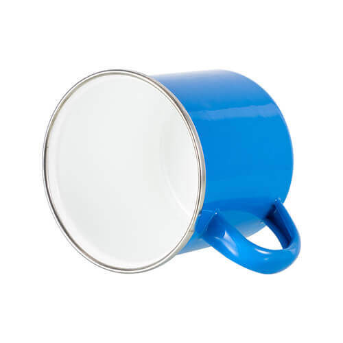 Tazza in metallo 360 ml Sublimazione Termostampa - celeste