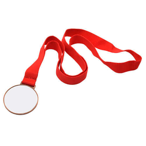Medaglia Ø 6 cm / campo di stampa Ø 5 cm - bronzo - Da sublimare