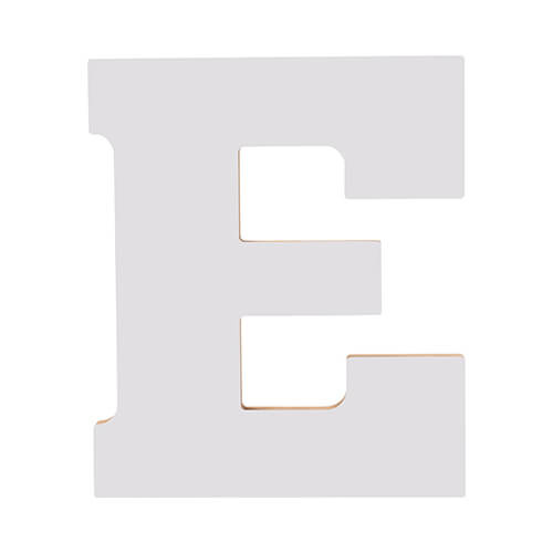 Lettera decorativa 25 cm in MDF per sublimazione - E