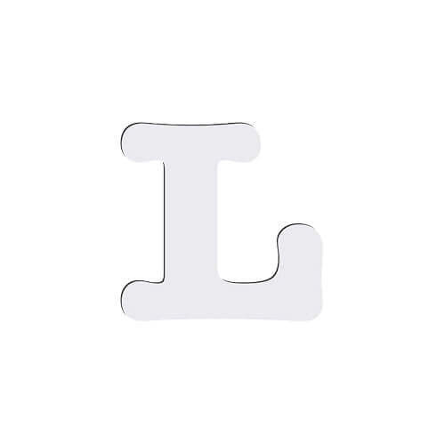 Lettera decorativa da MDF per sublimazione 15 cm L