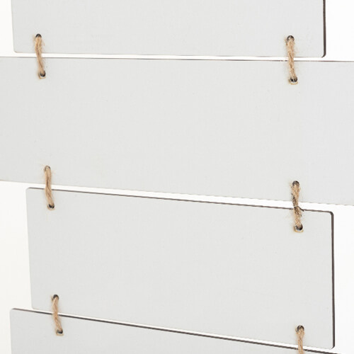 Sei cornici sospese in MDF per la sublimazione