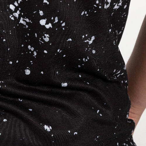 T-shirt Cotton-Like Bleached Starry Black per sublimazione