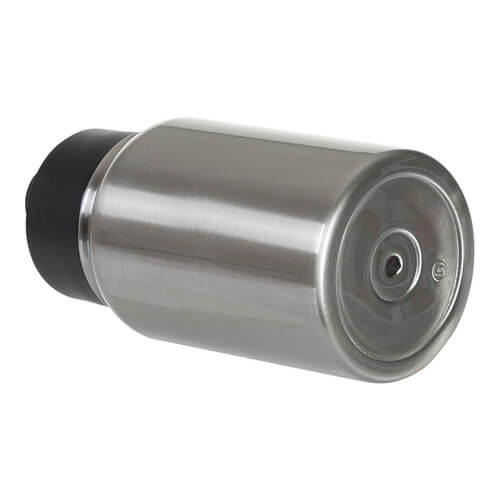 Borraccia da 500 ml con boccaglio largo e manico pieghevole per sublimazione - argento