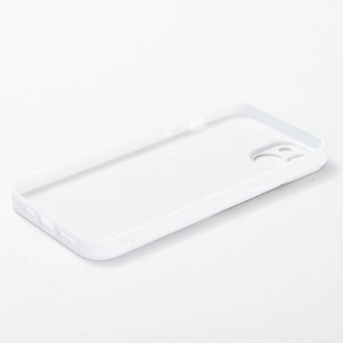 Custodia per sublimazione in gomma bianca per iPhone 14 Plus