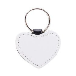 Portachiavi in pelle per la sublimazione - cuore