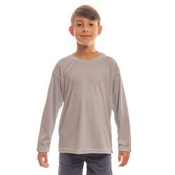 Maglietta per giovani Solar a mianiche lunghe per Sublimazione – Arctic Gray