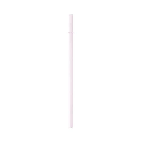 Cannuccia in vetro semplice da 23 cm- rosa