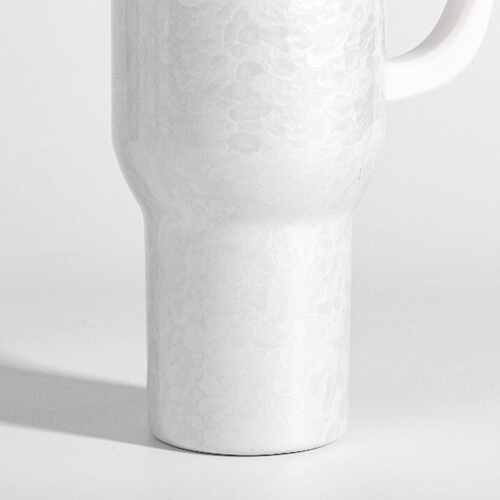 Tazza da viaggio 3D Puff Cloud da 1200 ml per sublimazione - bianco